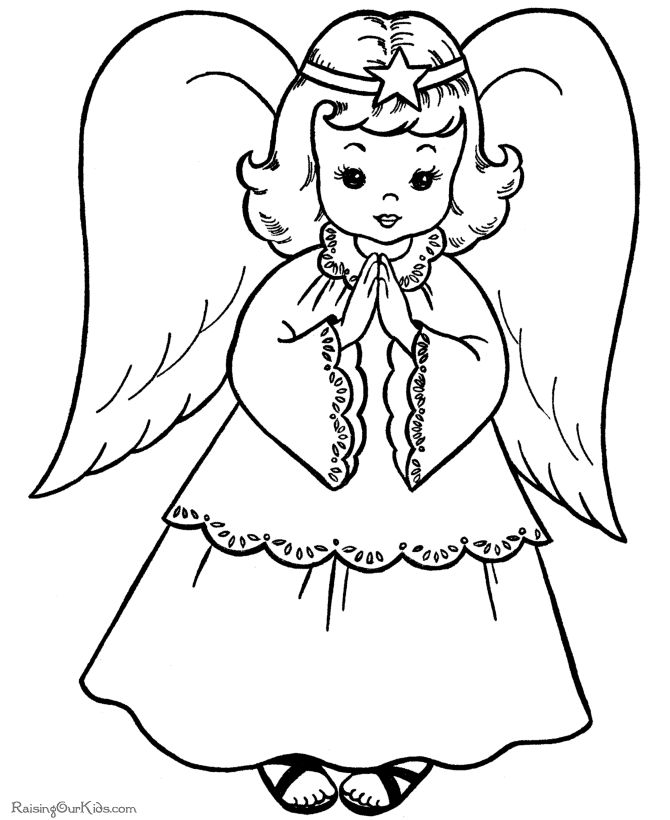 670x820 Free Easter Coloring Printables Angels Pictures Precious Moments