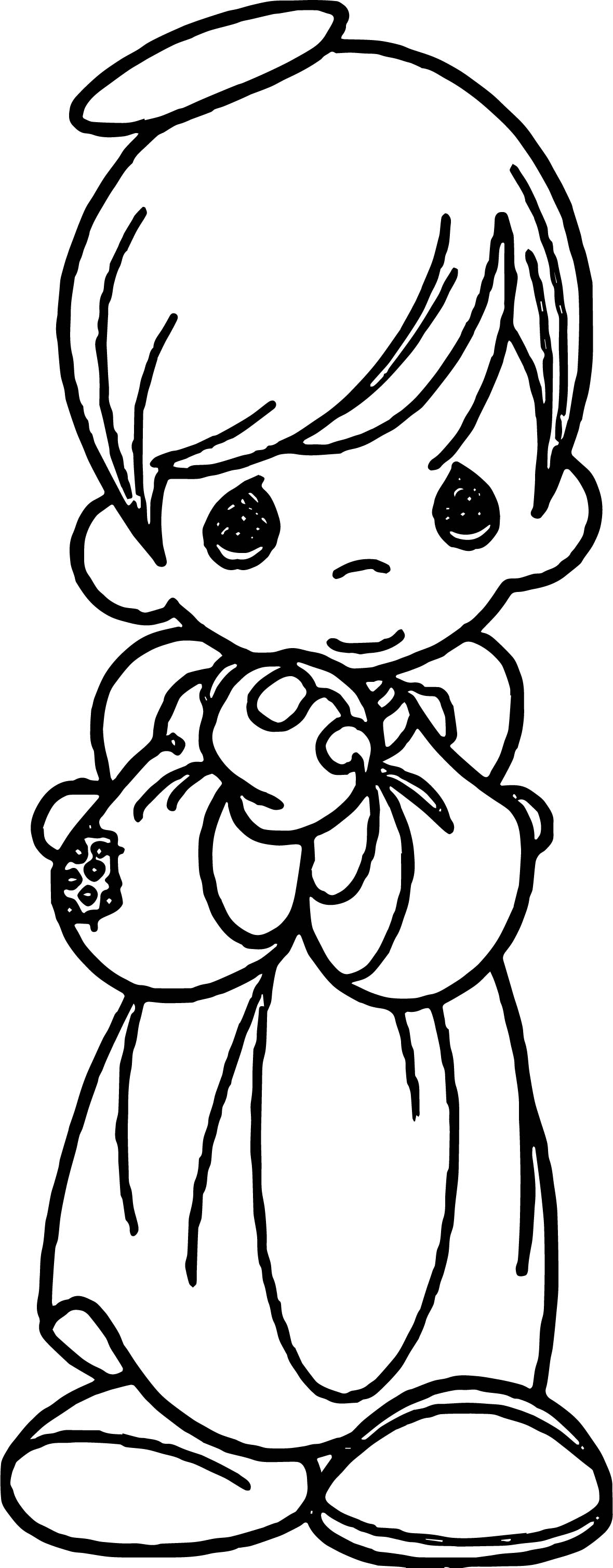 1180x3017 Angel And Devil Anime Coloring Pages For Girls Free Page Printable