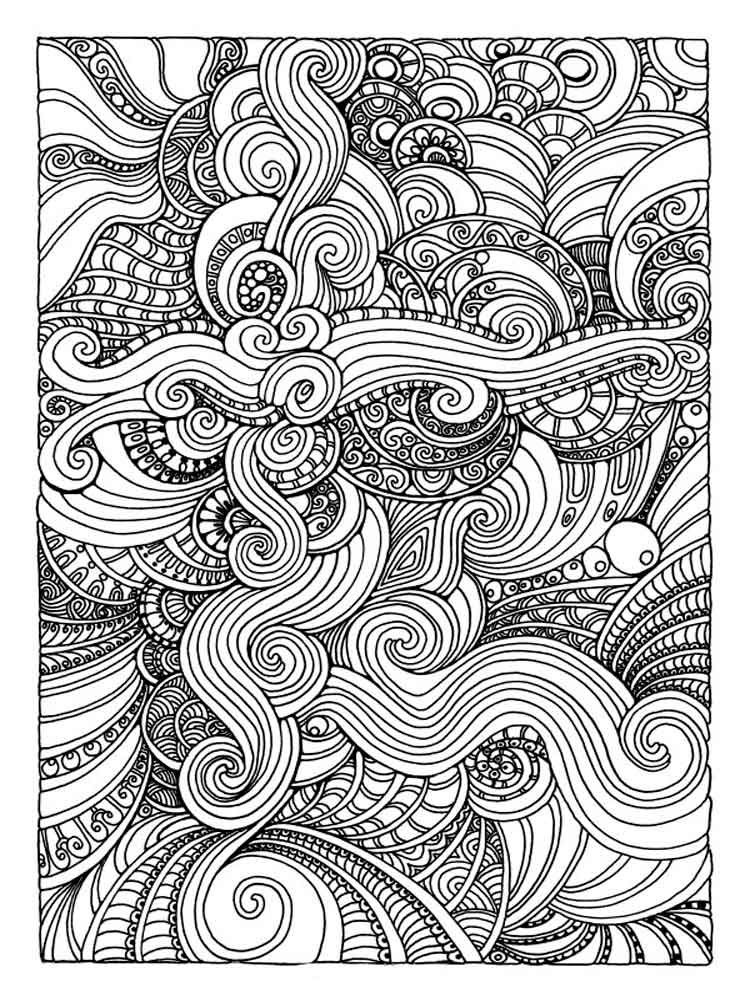 750x1000 Art Therapy Coloring Pages For Adults. Free Printable Art Therapy