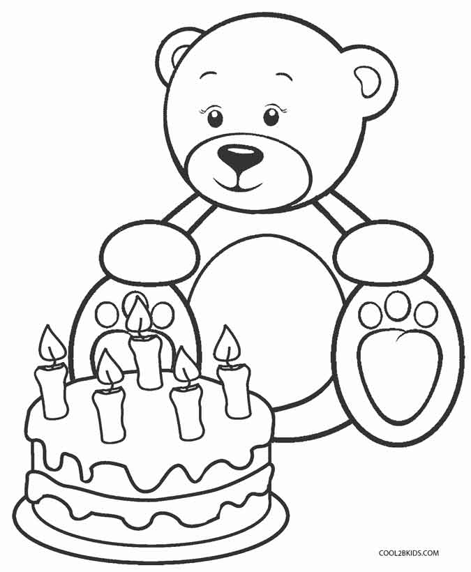 675x820 Printable Teddy Bear Coloring Pages For Kids Cool2bkids