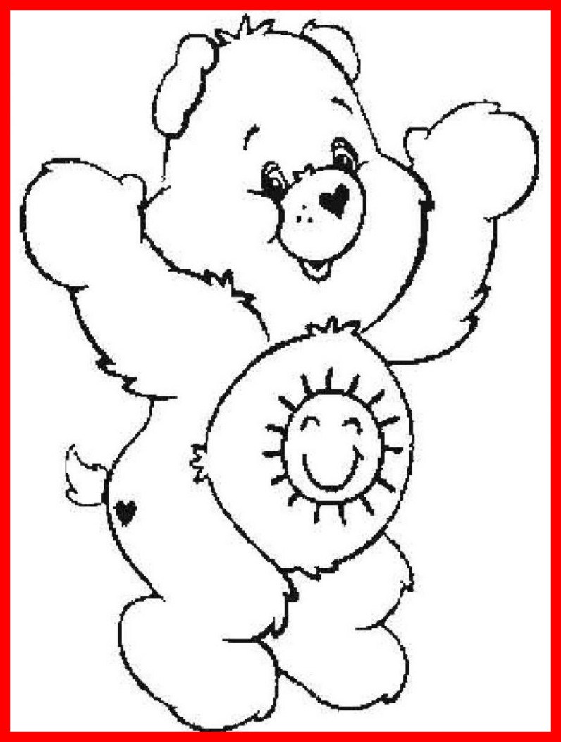 796x1052 Fascinating Printable Care Bear Coloring Pages For Kids Pic