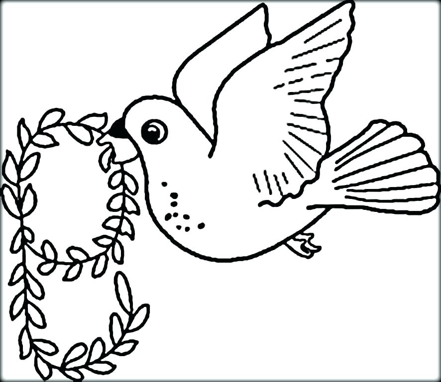 886x768 Bird Coloring Pages To Print Flying Bird Coloring Page Birds