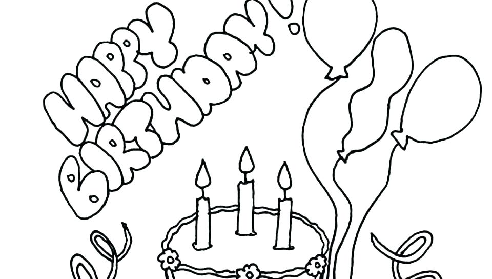 960x544 Birthday Coloring Pages Printable Images About Happy Birthday