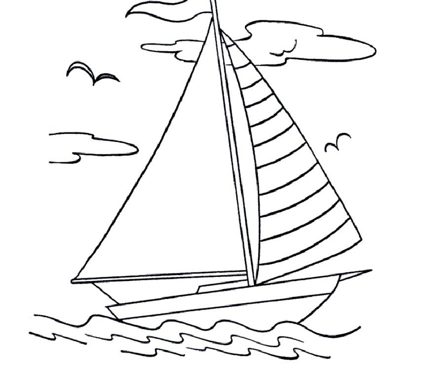 906x768 Astonishing Ideas Boat Coloring Pages Free Printable Boat Coloring