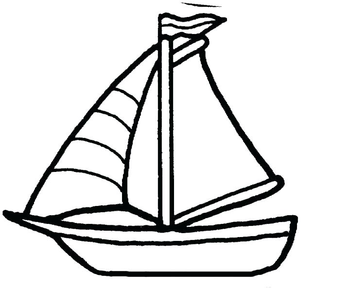 720x595 Boat Coloring Pages