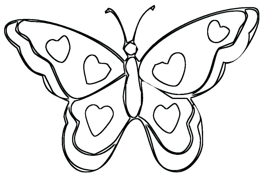 Printable Butterfly Coloring Pages