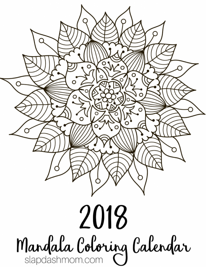 700x906 Free Printable 2018 Calendar