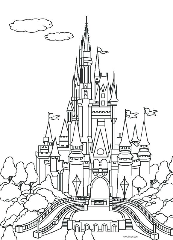578x800 Castle Coloring Pictures Castle Coloring Pages Free Printable