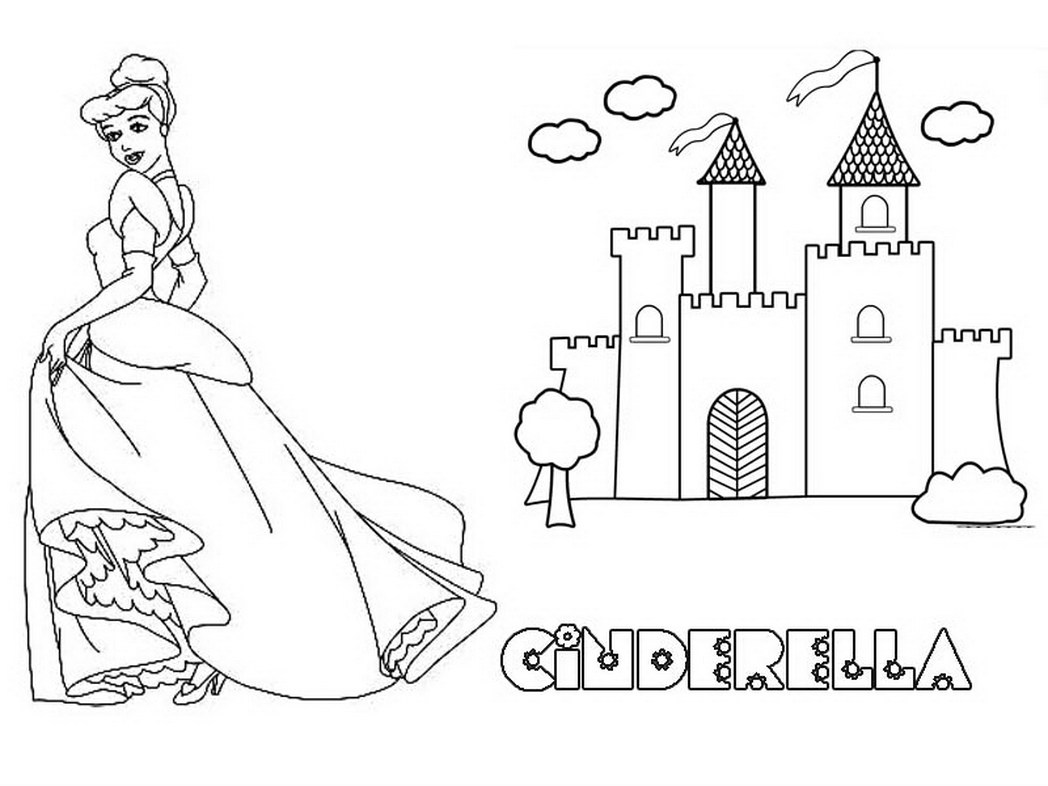 1048x786 Full Printable Pictures Of Castles Free Castle Coloring Pages