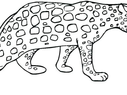 440x330 Cheetah Coloring Pages Cheetah Coloring Pages To Print Printable