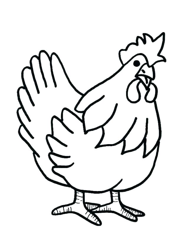 618x787 Coloring Page Chicken Chicken Coloring Page Chicken Little
