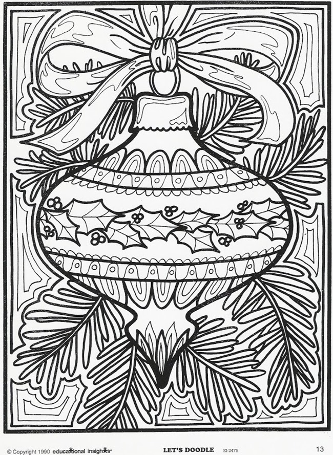 650x889 Christmas Coloring Pages For Adults 21 Christmas Printable
