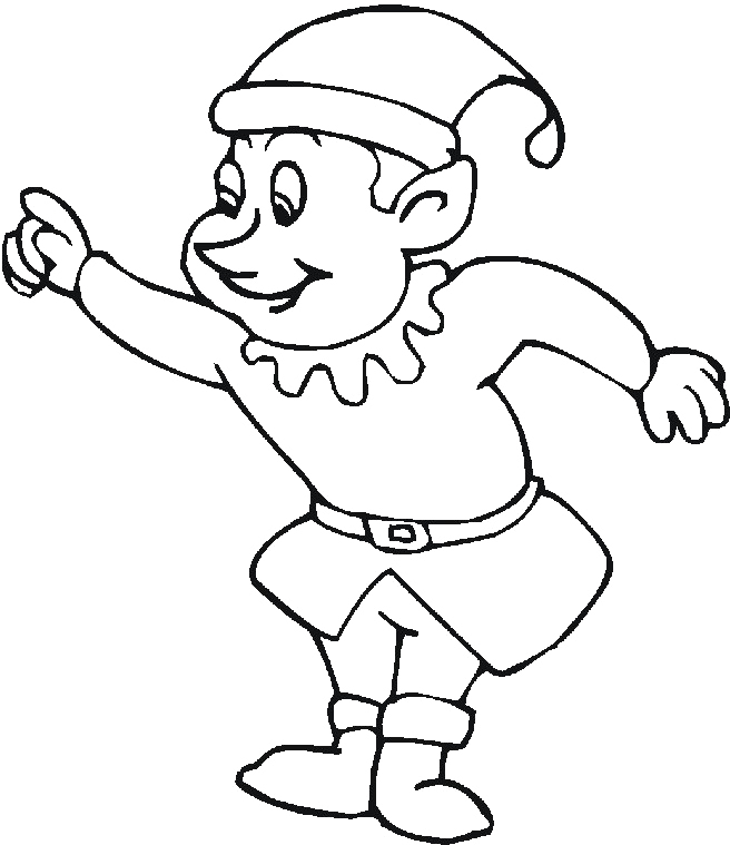 656x759 Christmas Elf Coloring Pages Printable