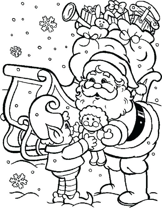 518x664 Christmas Elves Coloring Pages Elf Coloring Pages Gives A Gift