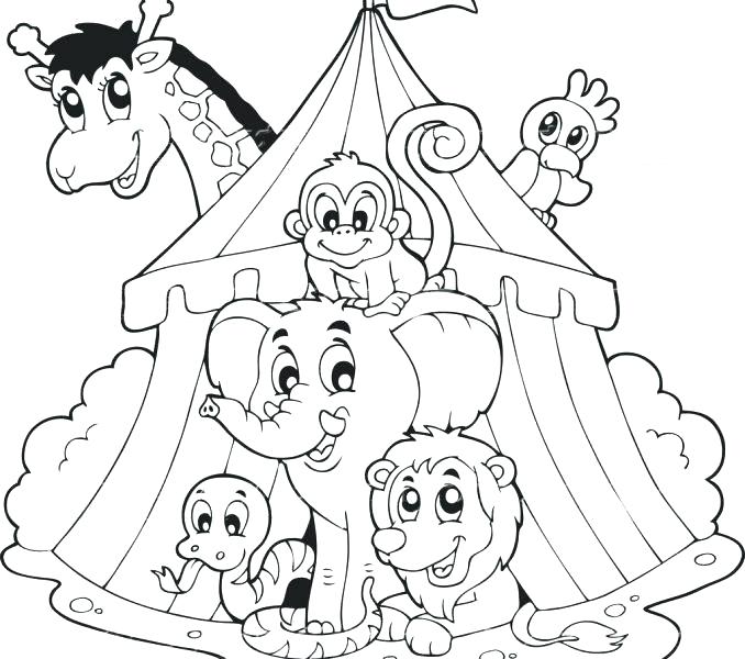 678x600 Circus Coloring Pages Quality Circus Coloring Pages To Print