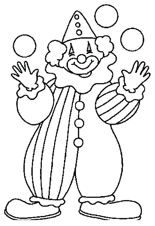 545x794 Clown Coloring Pages Clown Printable Circus Coloring Pages