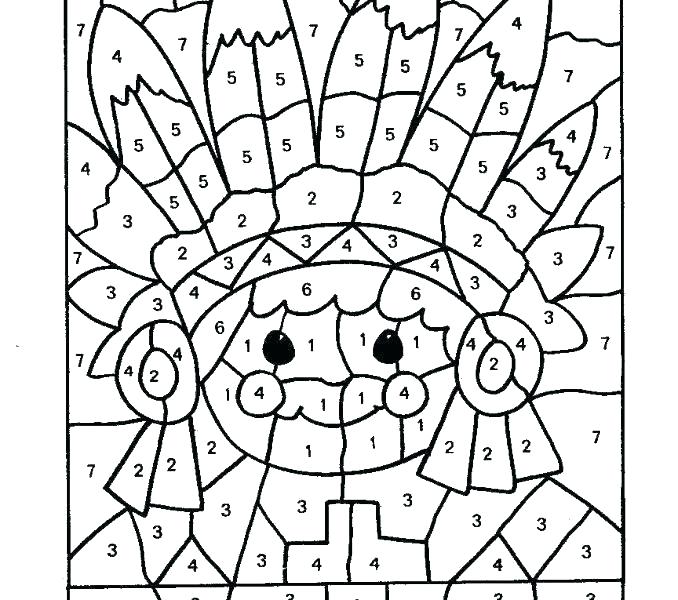 678x600 Printable Color By Numbers Coloring Pages Ing Ing Ing Ing Free