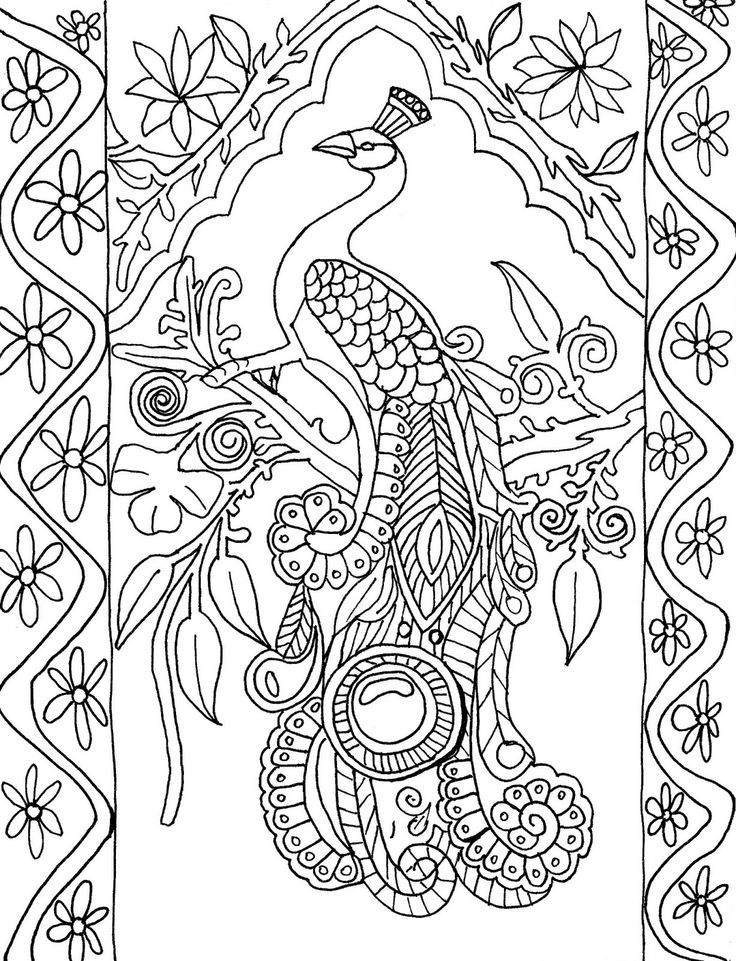 736x961 Adult Coloring Page