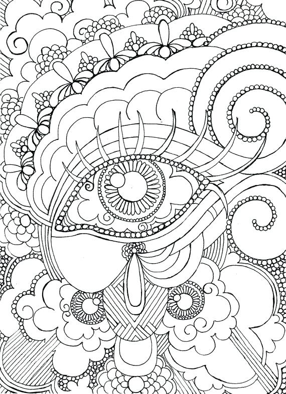 570x786 Free Adult Color Pages Cool Fish Adult Coloring Pages People
