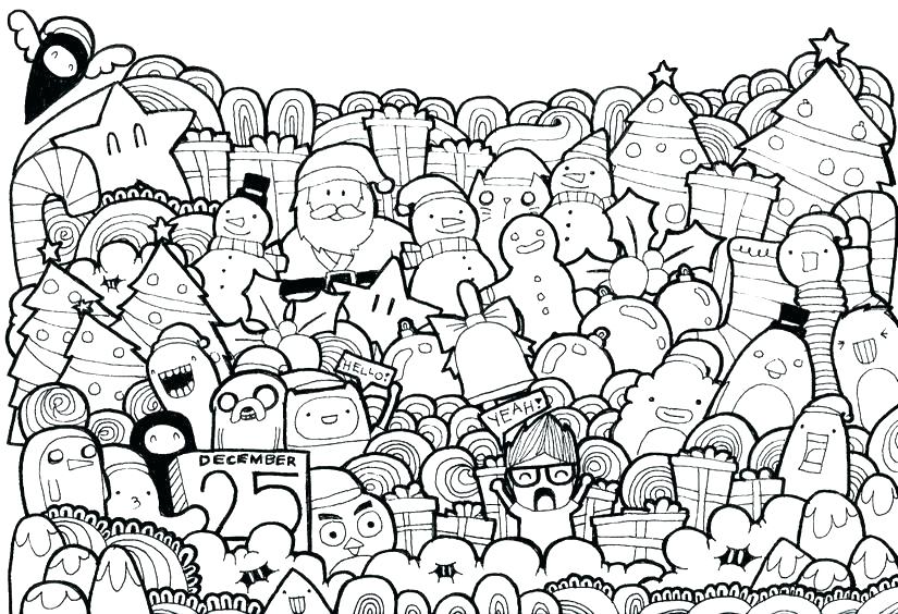825x564 Christmas Angel Ornaments Coloring Pages Printable On Page Free