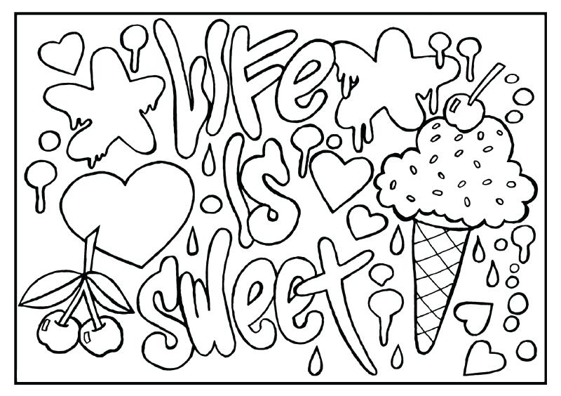 800x564 Printable Adult Coloring Pages Quotes And Inspirational Coloring