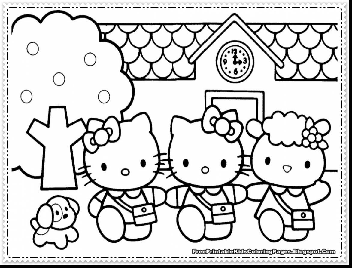 1172x891 Hello Kitty Printable Coloring Pages Collection
