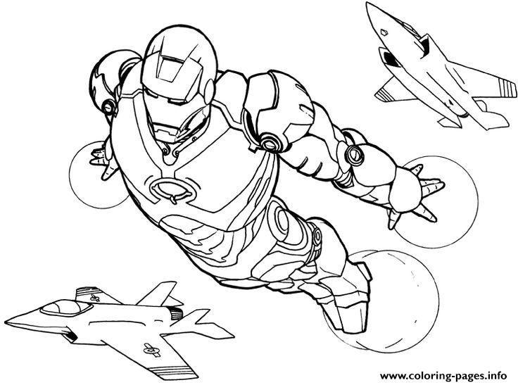 736x547 Iron Man Flying S6c1b Coloring Pages Printable