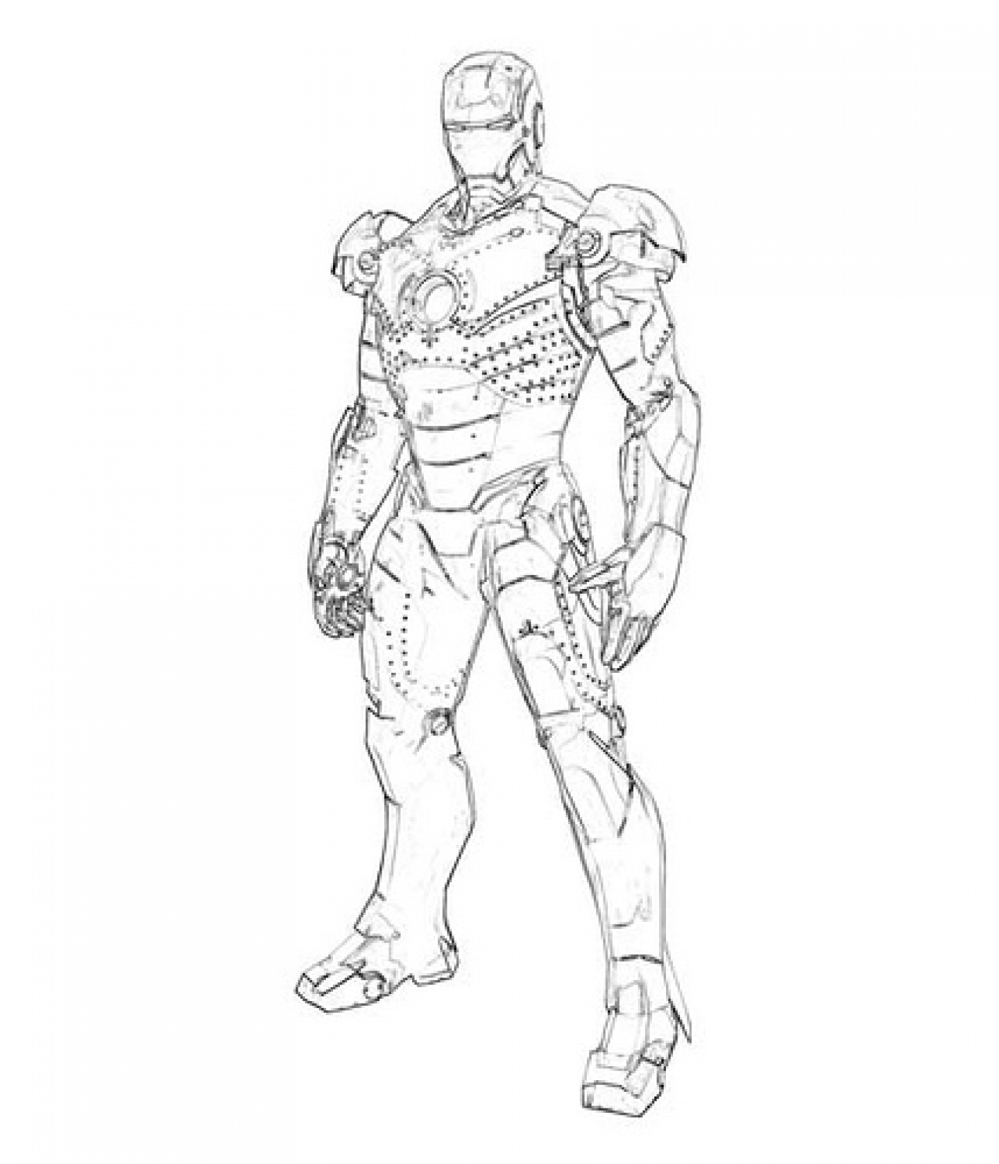 1440x1678 Free Printable Iron Man Coloring Pages For Kids