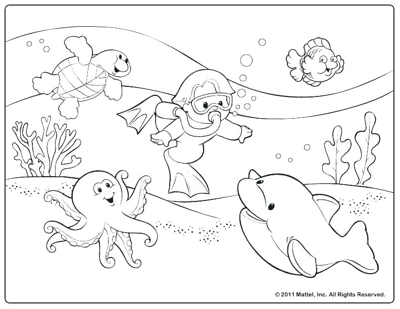 792x612 Free Printable Coloring Pages For Preschoolers Summer Activities