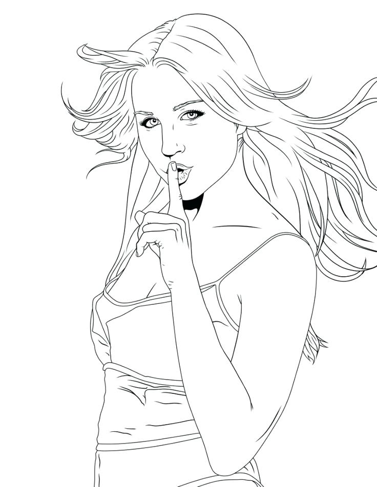 736x952 Popular Teenage Girl Coloring Pages New For Girls On Print Popular