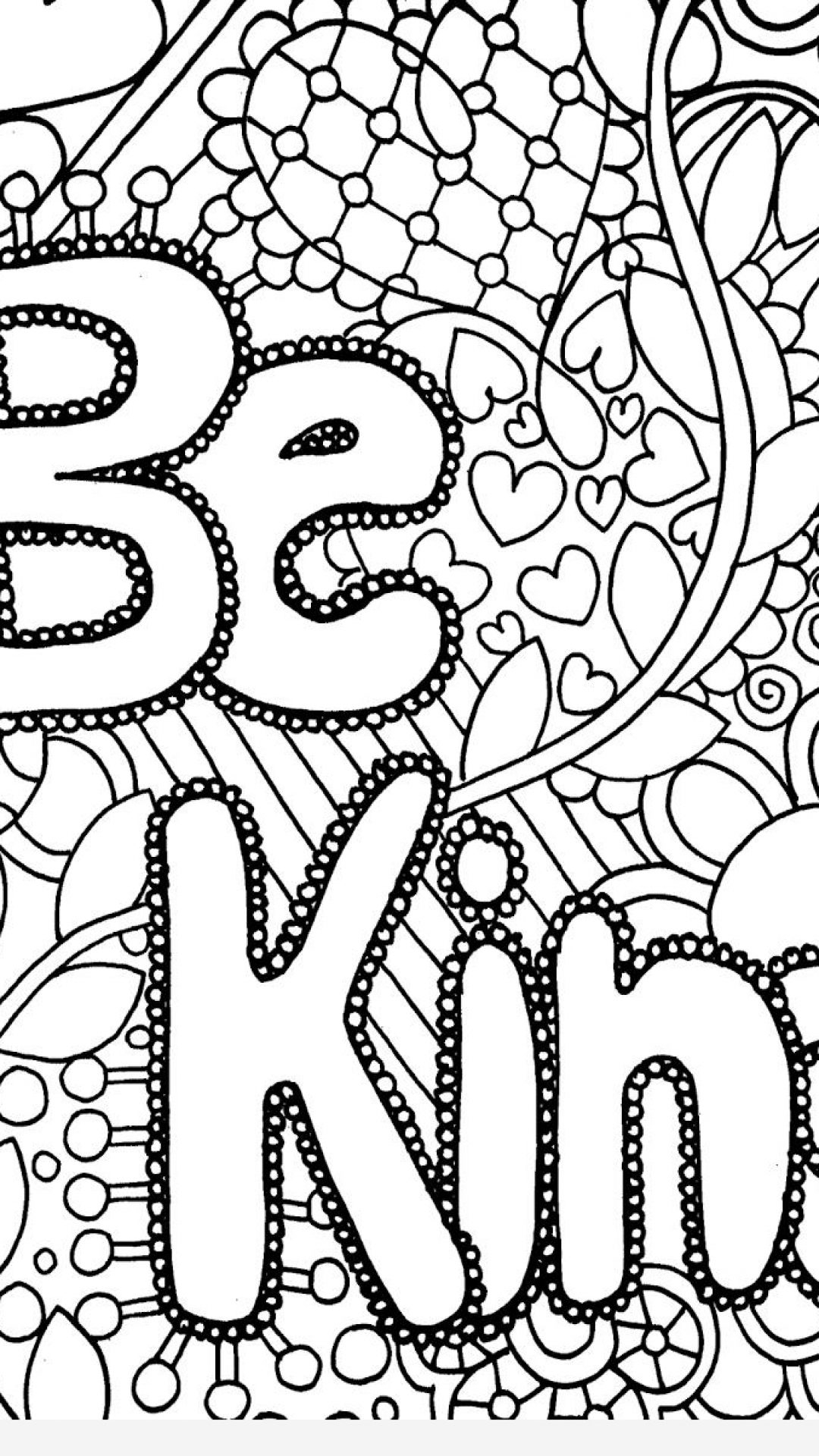 1080x1920 Printable Coloring Pages For Teenage Girls Free