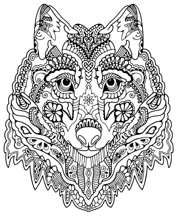 736x896 Coloring Pages Animals Adults Difficult Animals Cute Monkey Free