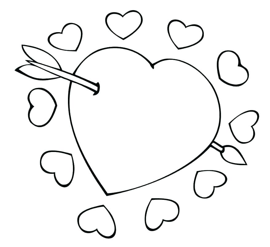 878x806 Coloring Pages Hearts And Roses Coloring Pages Of Hearts