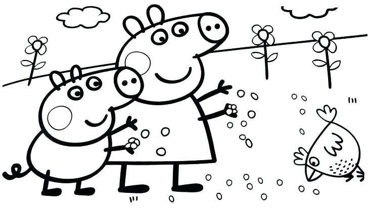 728x421 Pig Printable Coloring Page Kids Coloring Full Pig Coloring Pig