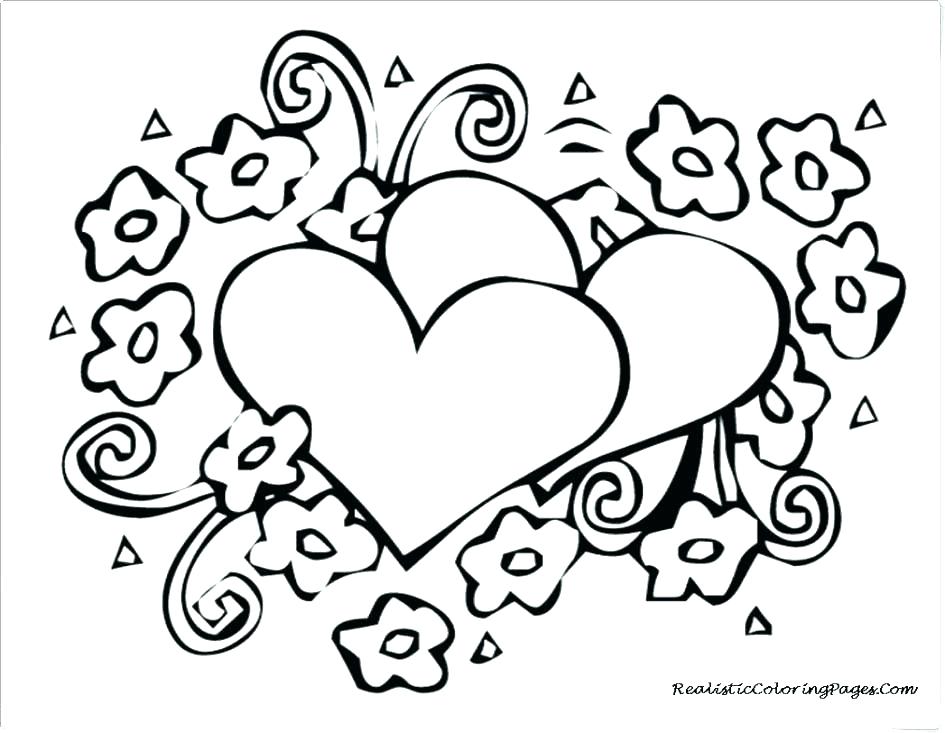 945x733 Free Printable Valentines Day Card Coloring Pages Valentine