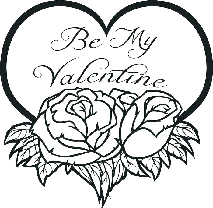 700x683 Valentines Day Printable Coloring Pages Coloring Page Birds