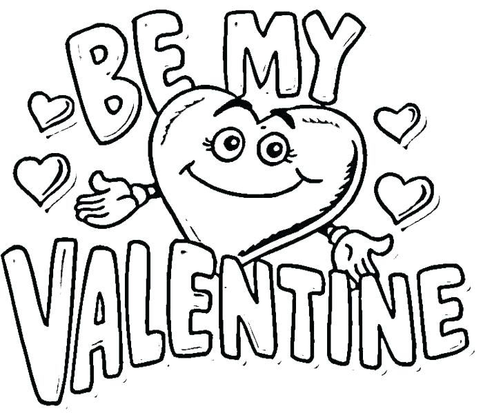 700x599 Coloring Pages For Valentines Day