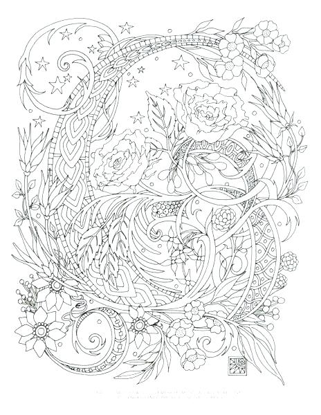 464x600 Difficult Mandala Coloring Pages Complicated Coloring Pages
