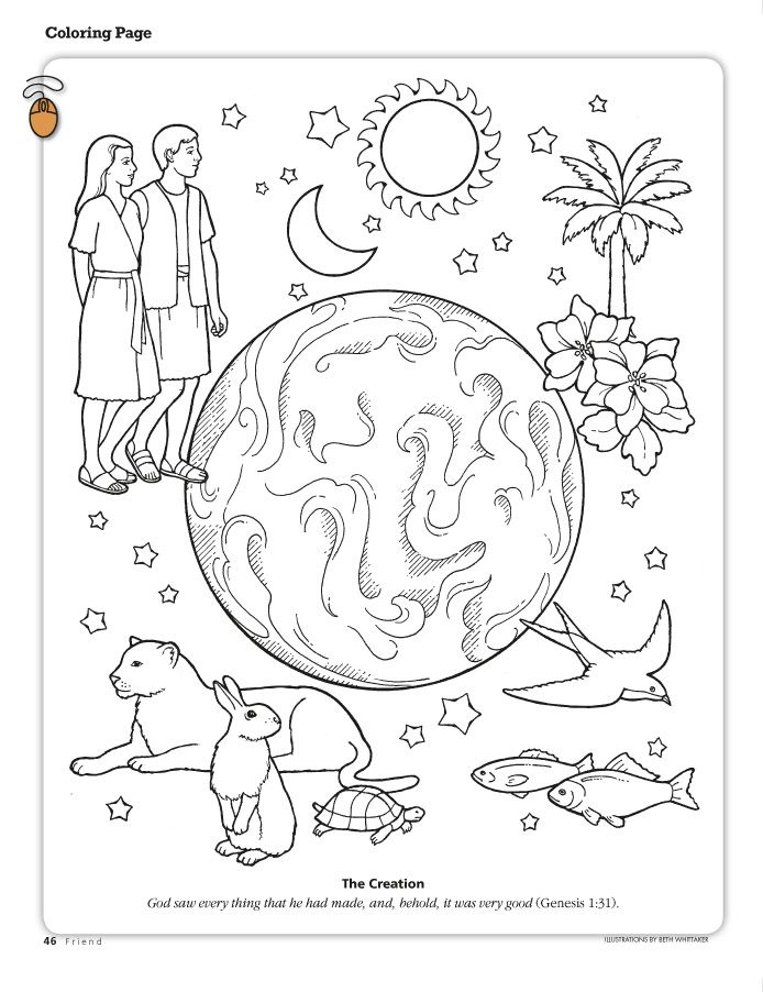 694x902 Printable Coloring Pages From The Friend A Link To The Lds Friend