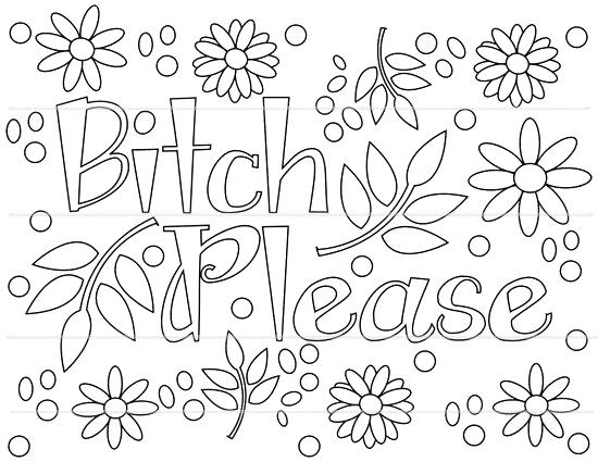 550x425 Swearing Coloring Pages Printable Printable Swear Words Adult