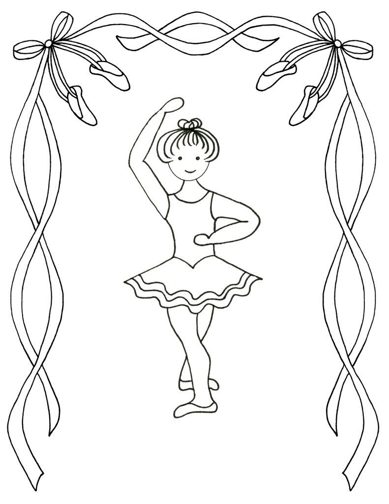 791x1024 Best Dance Coloring Page Coloringabccom Of Color Trend And Ideas
