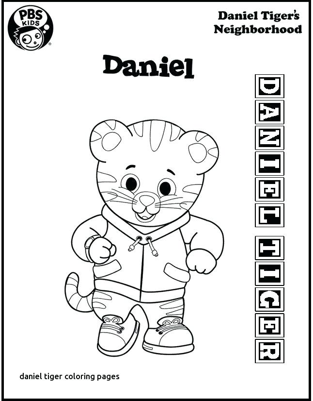 646x826 Daniel Tiger Coloring Pages Free Printable Tiger Coloring Pages