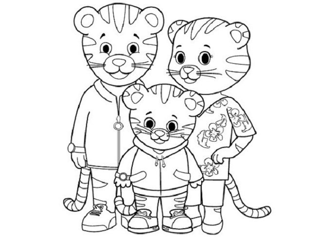 650x487 Daniel Tiger Coloring Pages Printable Coloring Pages
