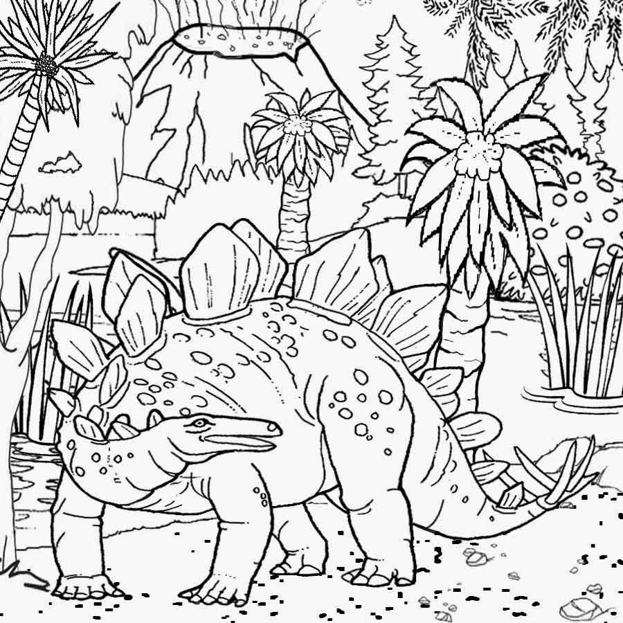 900x900 Free Printable Dinosaur Habitat Coloring Pages For Kids