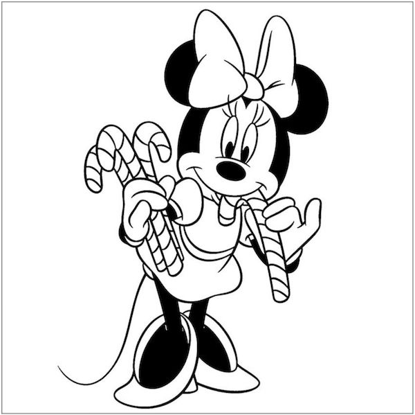 Printable Disney Christmas Coloring Pages
