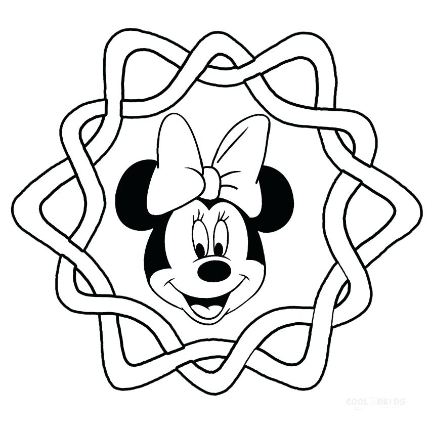 850x850 Minnie Mouse Coloring Pages Printable Mouse Face Coloring Pages