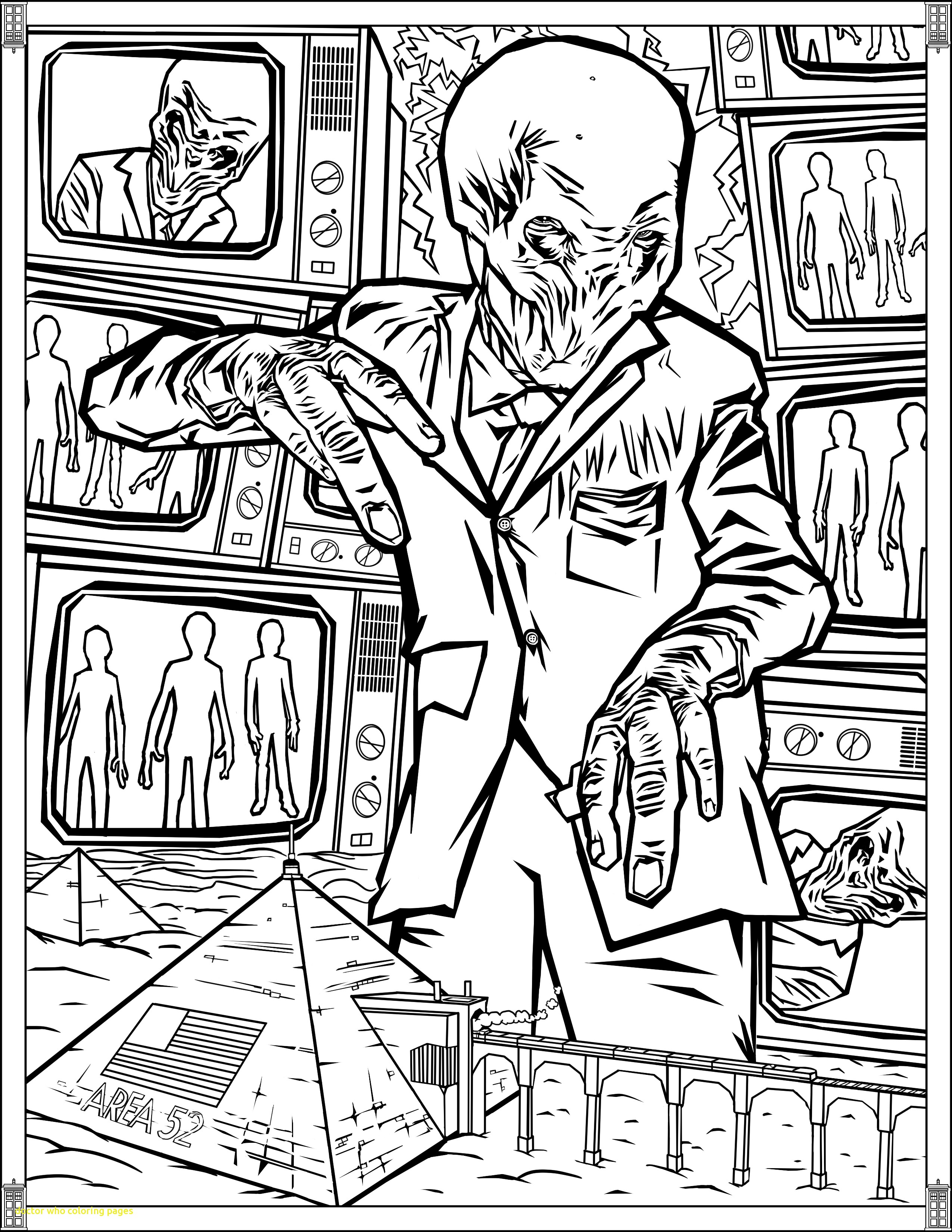 2550x3300 Doctor Who Coloring Pages With Doctor Who Wibbly Wobbly Timey