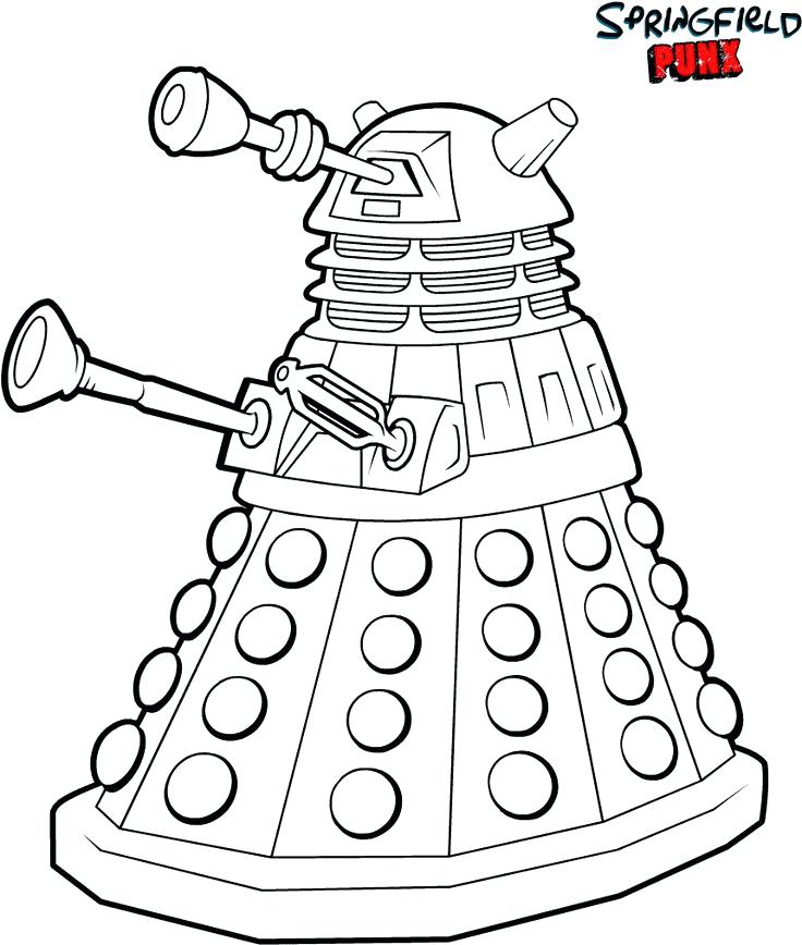 736x868 Doctor Coloring Pages 27 F Tenth Doctor Coloring Page Doctor Who