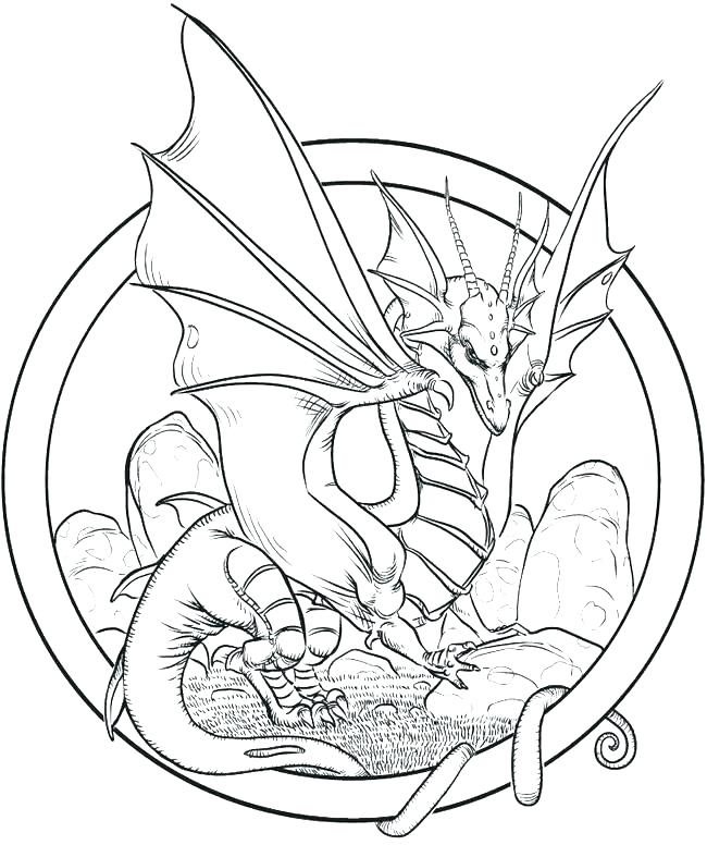 650x776 Dragon Coloring Page Fire Breathing Dragon Coloring Page Real