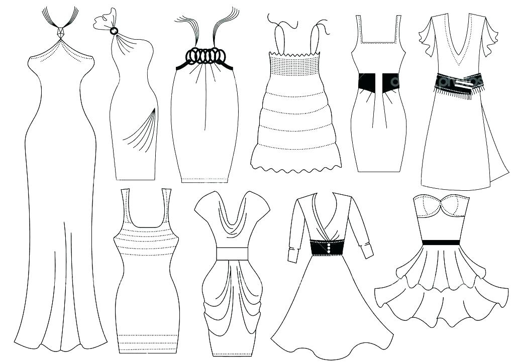 1023x723 Dress Coloring Page Dress Up Coloring Pages Dress Coloring Page